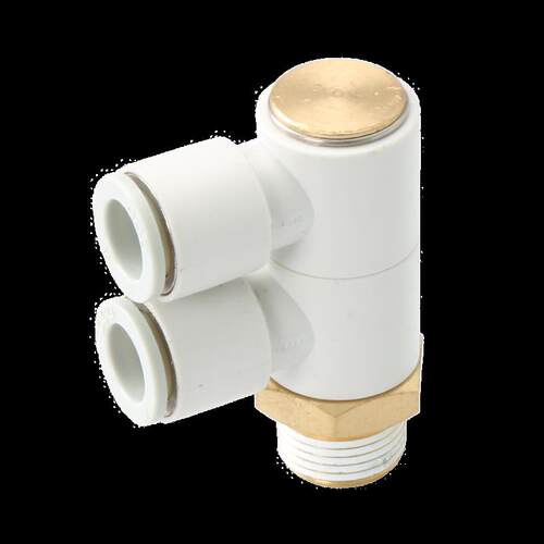 现货F型侧三通一拖二三四六p万向弯头多通旋转KQ2VT/KQ2ZT/KQ2ZD/