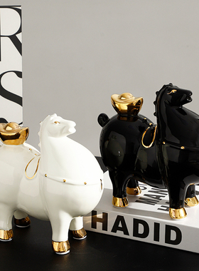 速发马室有钱摆件唐马饰装品办公上客厅博古架电视酒柜子开业乔迁