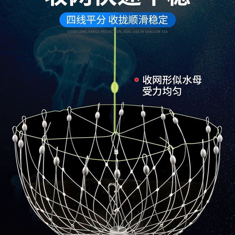 现货钓螃蟹神器抓蟹笼子海用钓蠏海钓自动开合钢丝螃蟹网大闸蟹捕