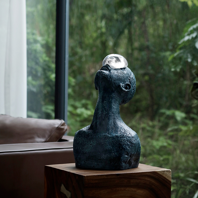 速发巷子创法 人体雕塑摆意摆件抽象艺术人像戏设样板间软装装饰