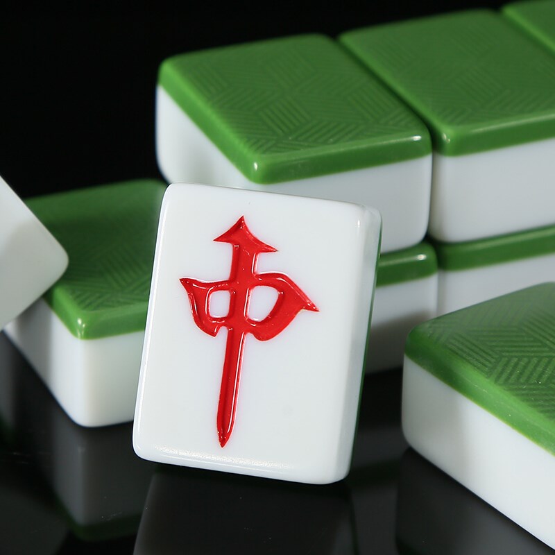 现货¥%#家用手搓麻将手打四川麻将10F8张麻将牌广东麻雀牌136张