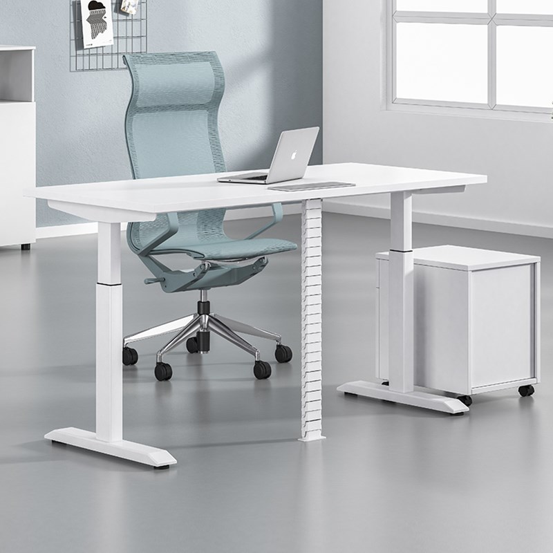 速发简约电公升办桌降动桌智能站立办公书桌电脑台式桌升降书桌移