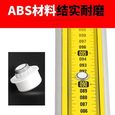 速发塔尺水平仪米加厚尺水准仪标高尺标尺可伸缩