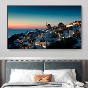 速发唯画爱走海风景装饰美餐厅挂画卧室床头客厅琴廊墙壁画