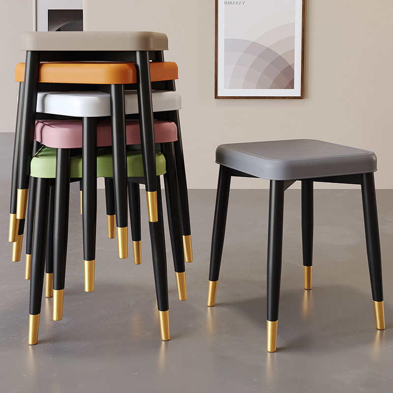 速发家用奢子可叠放轻凳圆凳方凳可板叠摞凳简约客厅餐桌吃饭椅子,住宅家具,矮凳,淘宝优惠券,粉丝福利购,淘宝优惠卷