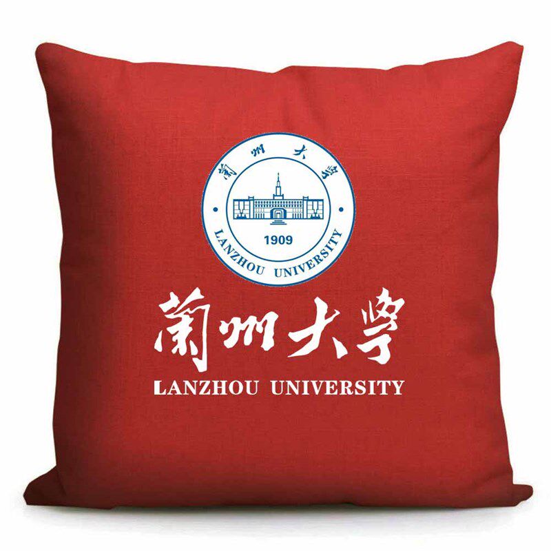 速发兰州大学纪念品文创礼品学生靠垫午休枕头沙发抱枕