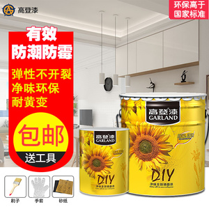 速发防霉乳胶漆室内家用油漆色面自刷墙彩墙白色内墙粉刷环保涂料