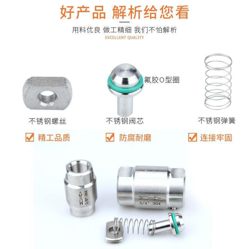速发新品新品0e4不锈钢圆形高压r止回阀水管止逆阀耐高温锅炉气体