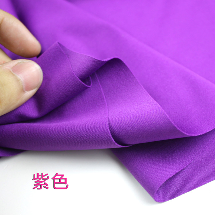 速发半米价 紫色直贡呢弹力针织布料打底衫泳装裙子T恤弹性服装面