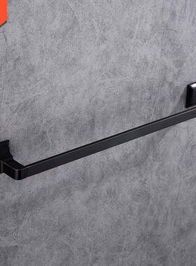 黑色毛巾架ZYS打浴室免孔淋浴房卫生间置物架五金挂件优量大先