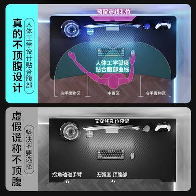 双人电脑桌室家用子A610F简书桌易办公桌工卧作台式网吧双人位电