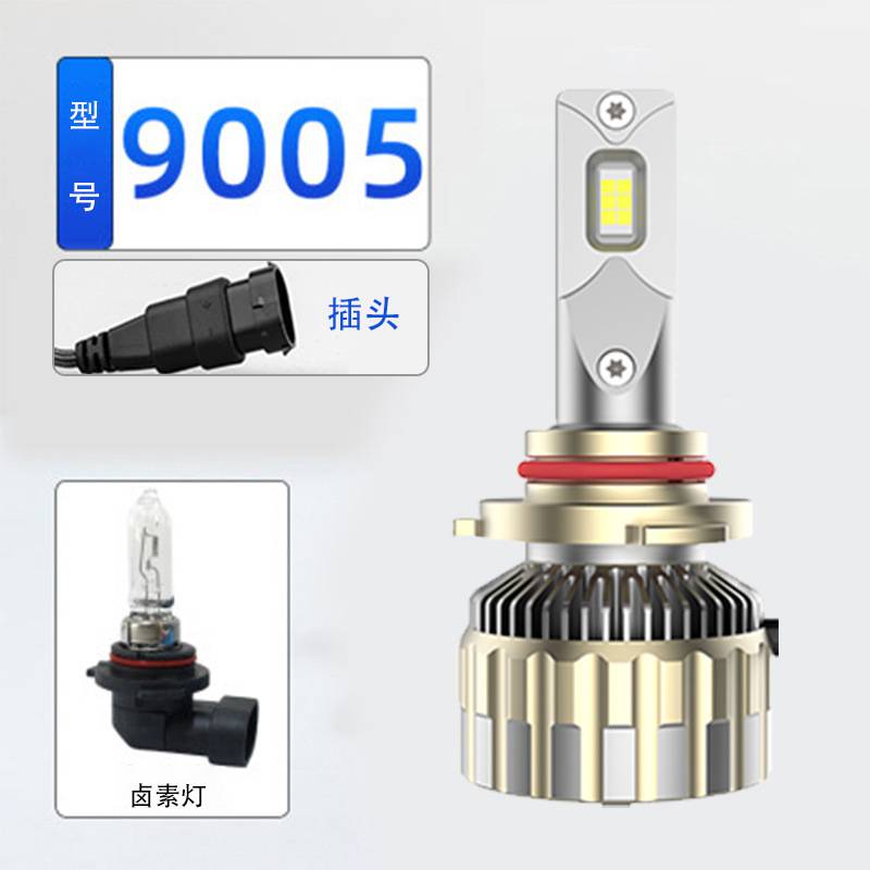 汽车LED大灯媲美双光透镜超亮h7灯泡 h4改装远近一体高亮led车灯