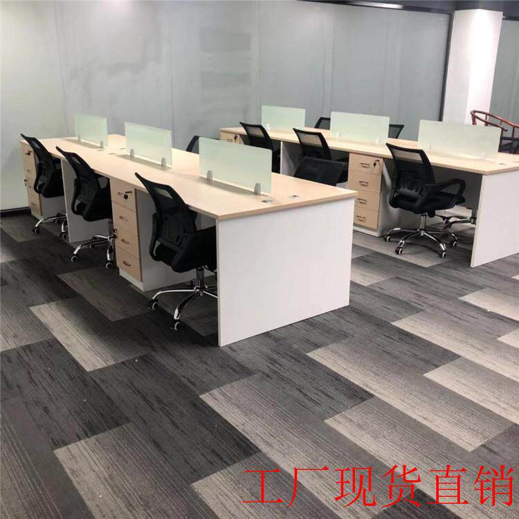 办货公室办公桌公司座员工电脑带桌椅工KTR厂现屏风办公卡包送货