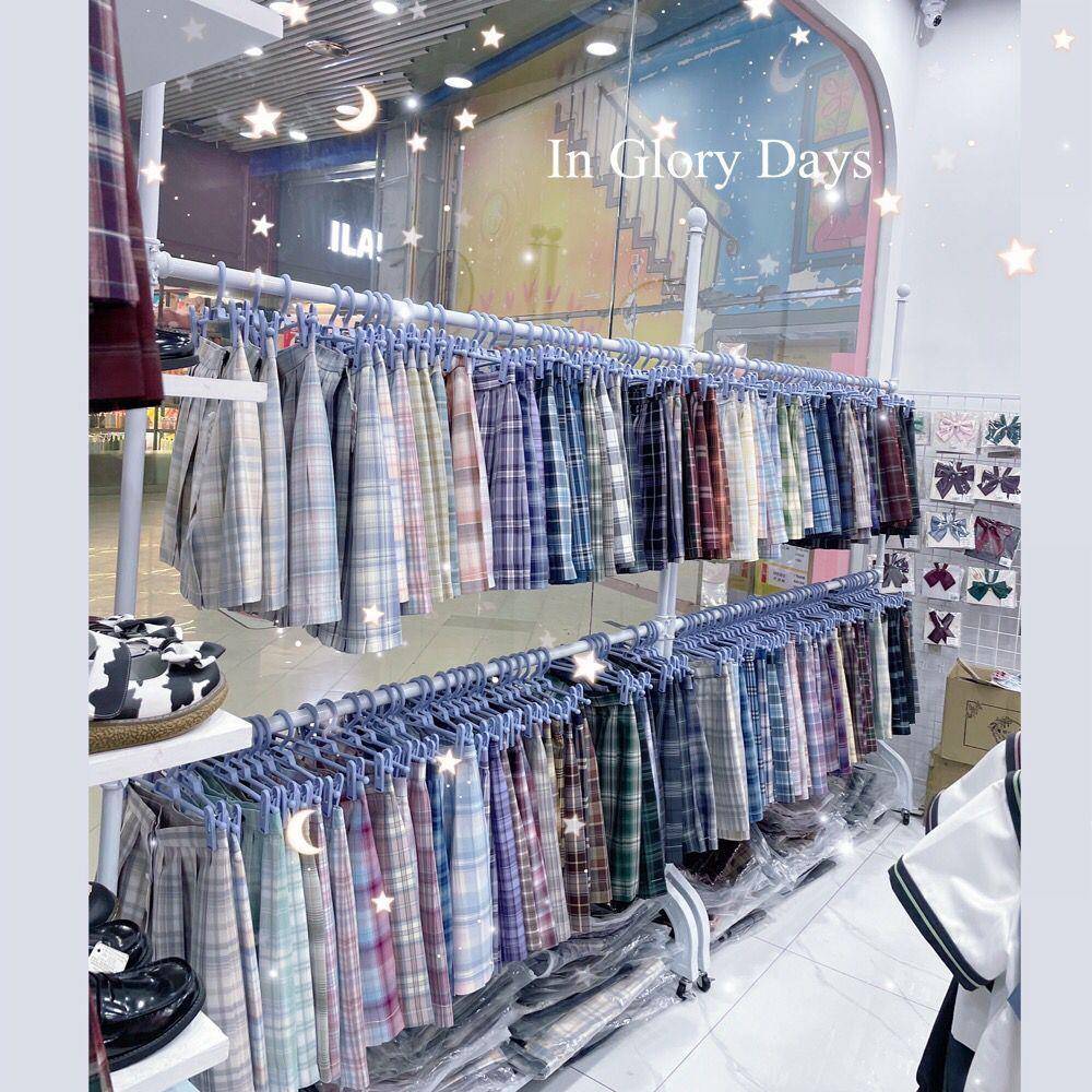 fc服装店列示双层落架地衣架儿童货架陈架ZREjk制服格展裙汉服挂