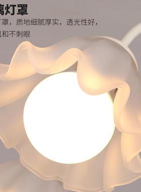兰花奶油风吊灯客厅现代铃简约大气家用轻奢卧室灯NAY餐厅灯中山