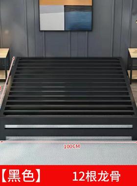 铁架床无床头加固加厚31372床双人床21.8x米铁艺床床米架1单人铁