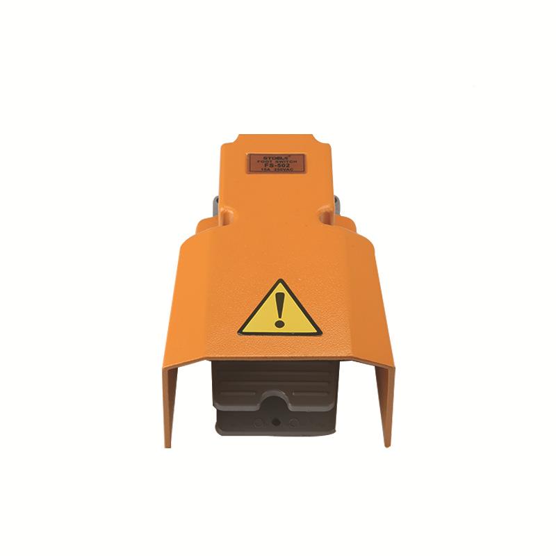 F开S-50TFJ脚踏开关式2踏板自复位开关踩控制开关自复位塑料外壳