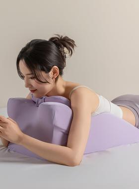 工多学功PTQ能凉感丝记忆棉趴睡枕人体午枕睡枕芯床头靠枕靠垫