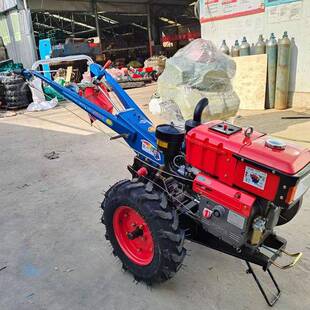 出口15地力马电启手扶拖856拉机硬地旱旋耕松土机圆盘动犁拖拉机