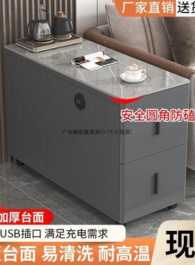 沙发边柜侧边板边桌子客家代用储物小户型移动简约现厅几小KSV角