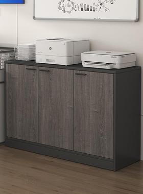 木质文件柜地落矮资料柜水办IBR公柜室花槽隔断柜员工置物柜茶柜