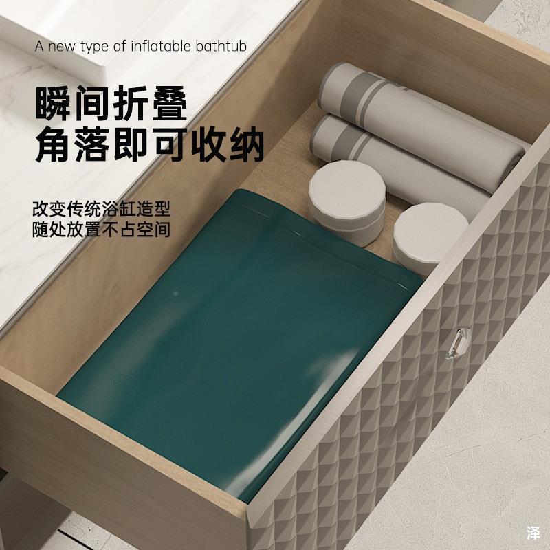 家人充用气浴缸儿童加洗澡厚浴盆便携收纳冰浴成沐浴BME桶熏蒸浴