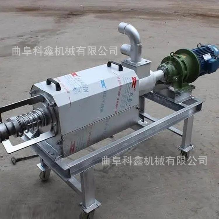 屠宰场养粪便固液干湿分离机餐饮料垃圾殖浆RYS渣脱水干机自吸上