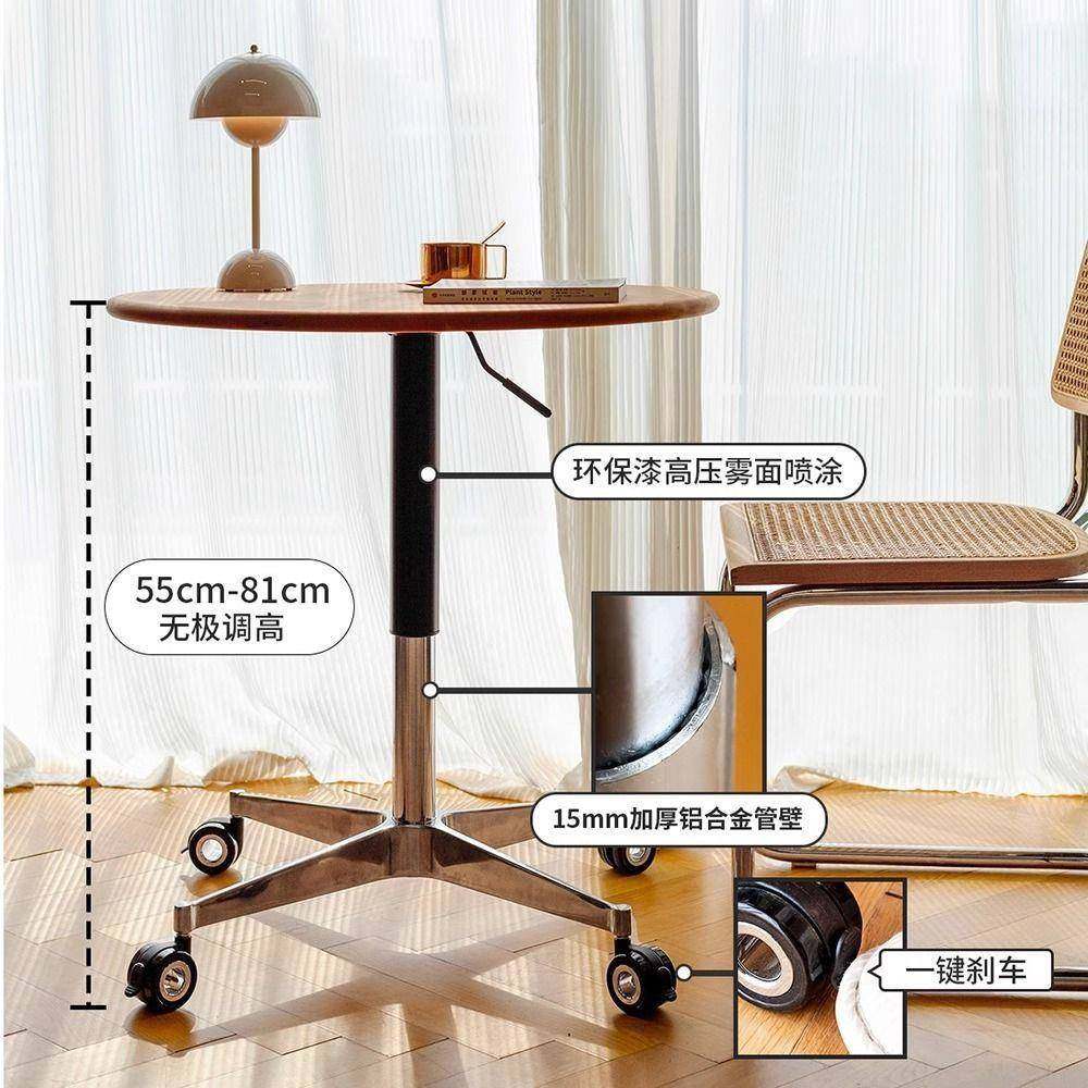 户型沙发小小边几带轮可移动边桌台木可升降小RKN圆桌阳原木小茶,商业/办公家具,茶台/茶桌,淘宝优惠券,粉丝福利购,淘宝优惠卷