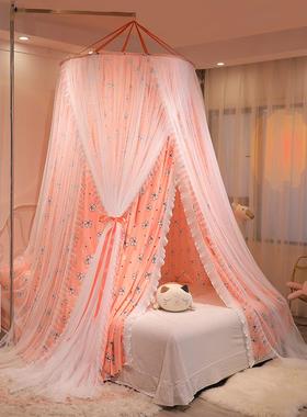 6L遮吊顶蚊帐光床固帘一A体式加密圆顶无品牌/家用吸顶式定挂钩天