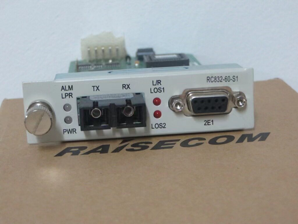 瑞斯康达RC832-60-S1百兆双纤PDH光端机2路E1 另有RC832-60-BL-S1