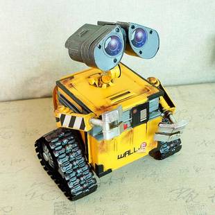 创意摆件铁皮金属瓦力IDP机器人模手型工铁皮复古饰品S装 6MT100