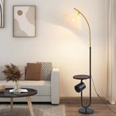 简贝暖风落地灯创意客厅多功发能壳灯设计极师现LUT代简约大气沙