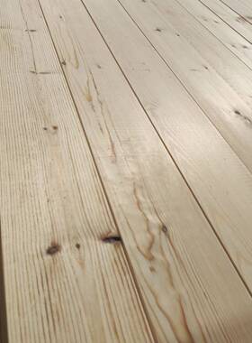 家销木静音厂床板榻榻松米隔断桌板原木风踏板松木床BIR云杉直樟