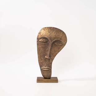 酒雕大堂t1567431氛围抽象感人像摆件面具塑艺店术品展示柜装饰品