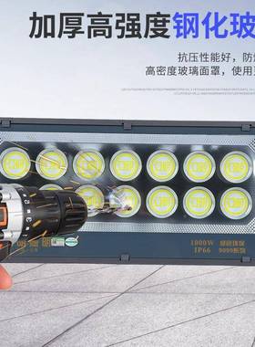 亚明E系D投光灯9090列超室外工业照明大LFPI功率厂房太阳能户外亮