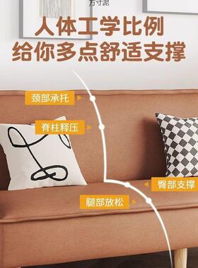 KRG202新款猫爪现代简约可折5两叠沙发床一体用多功能小户型皮出