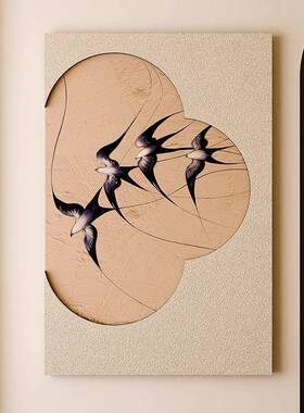 2025新款立玄法式中古复古关IOP体饰画过道走廊客厅挂画壁装灯发