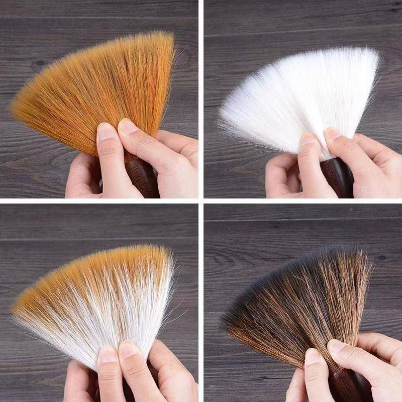 高档鸡翅画木QLK榜书抓笔号狼羊兼牛耳提斗大题字联山水书对法国