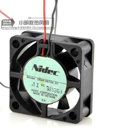NIDEC D04R-05TS5 01 5V 0.11A 4CM 4015 2线 散热 风扇