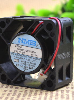 全新原装正品 NMB 4020 DC24V 0.11A 1608KL-05W-B50 变频器风扇