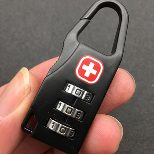 热销爆款迷你背包箱包锁锌合金军刀十字密码锁拉链小挂锁