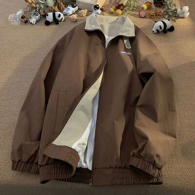 Loose trench coat workwear jacket women 宽松冲锋衣工装外套女