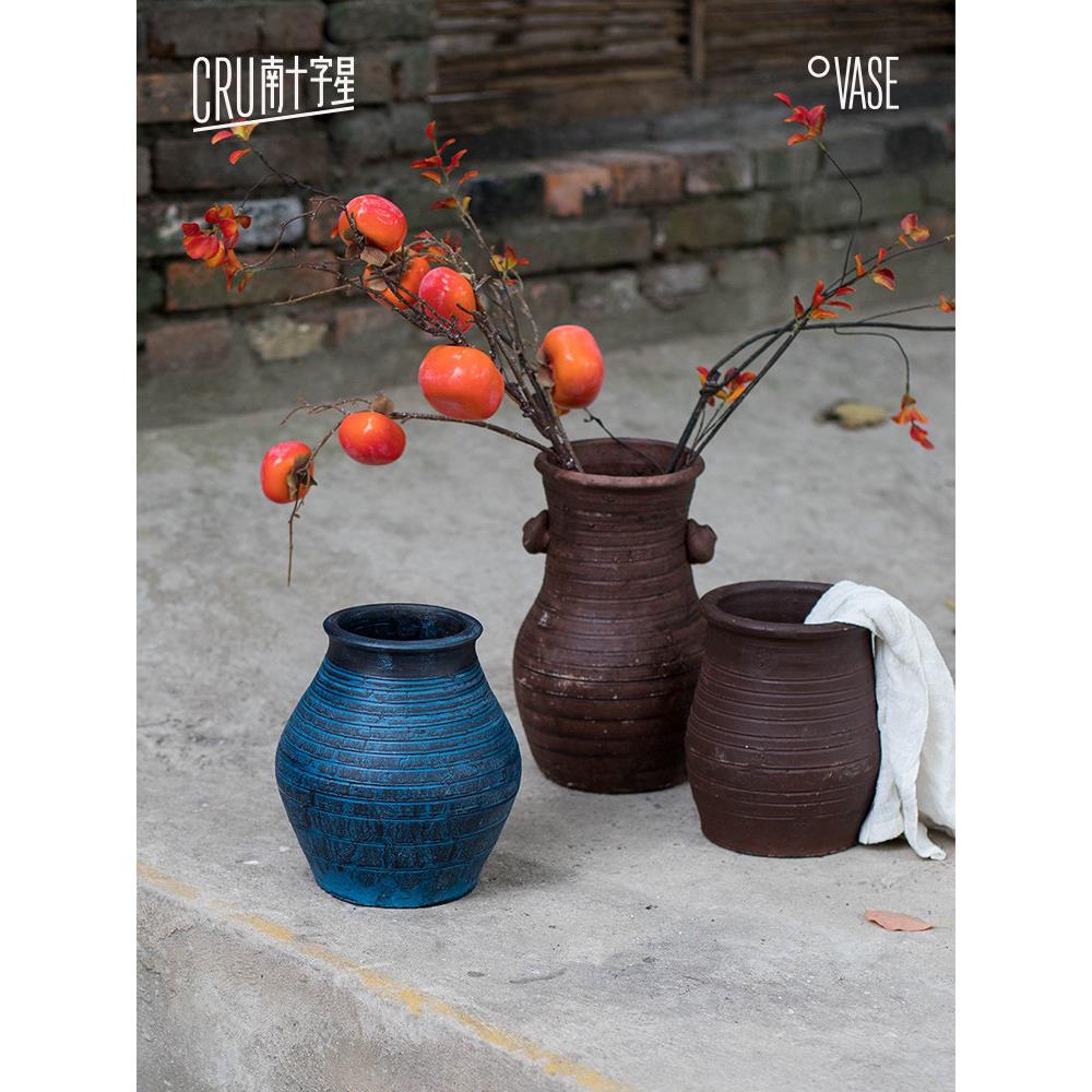 采购产品粗陶罐古色古香的陶器花盆,陶瓷格WPZ花田瓶,瓦,比萨