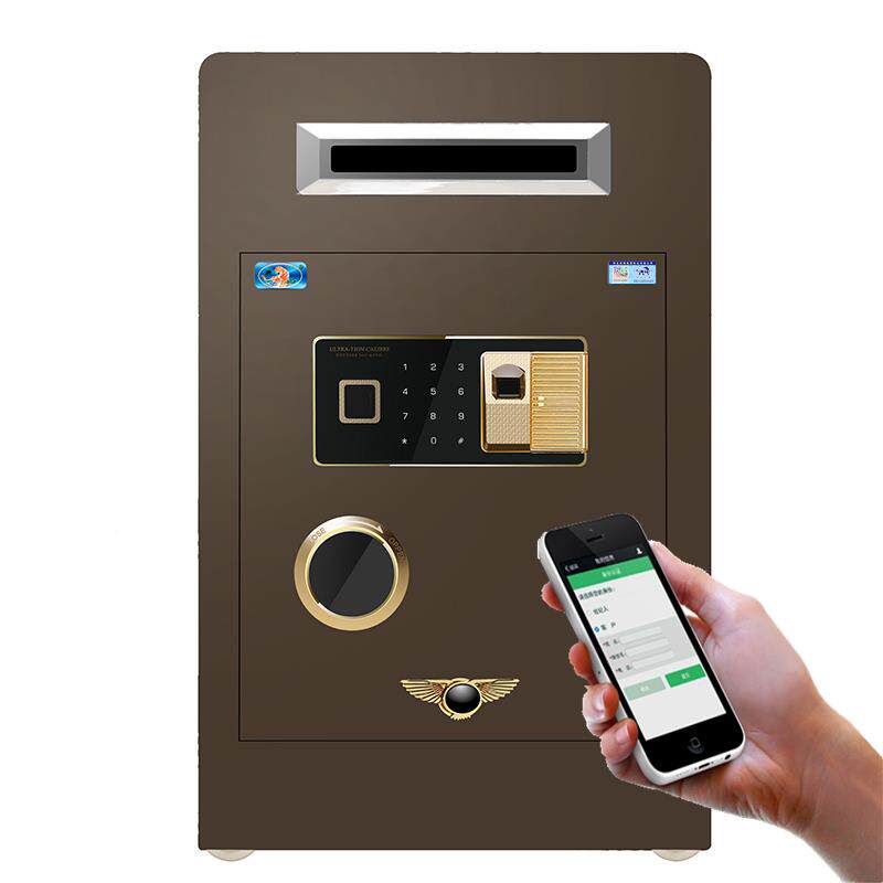 柜虎保险牌柜投币式5FDG-A1\/0/6/70cm高收银商用家用办公室全钢