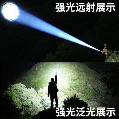小人手激电筒强光充电XYR-M155外超亮小型家用可携野式多功能远射