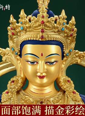 件SD100004家居装饰用品客厅中式摆寸铜全绘鎏金彩客厅玄关7金刚