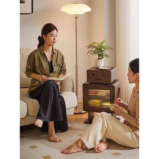 逸家儿童床头柜机室器人床边柜卧收纳储柜客厅创意边物柜带灯高柜