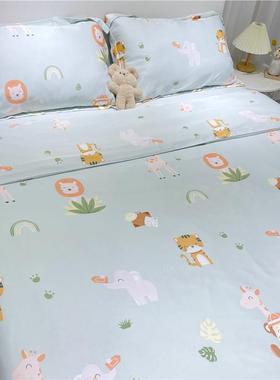 式款纺双面60支天欧丝四件套KGV春夏丝滑裸睡床上用品床家笠4件套