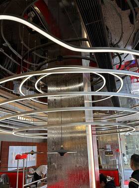 标来图定制灯具酒店大堂非商场装饰吊灯婚会宴厅餐饮店定庆做DIJ