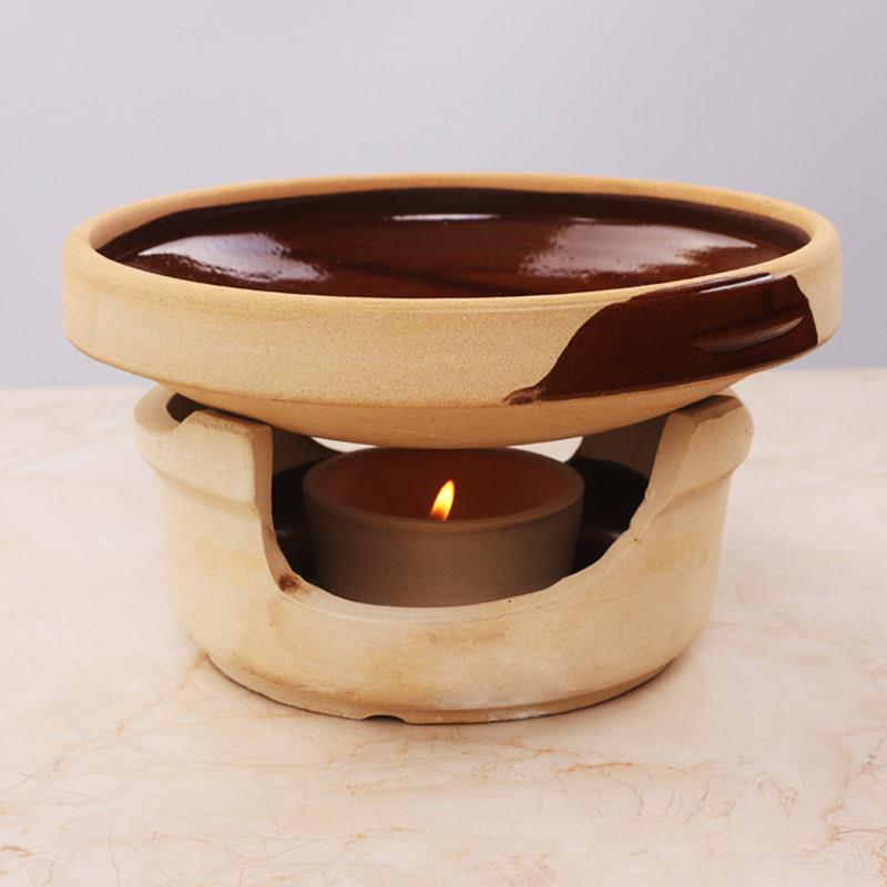 湘菜馆特 色干餐具加热陶保温明炉固SFP体酒精炉小火锅锅瓷砂锅休